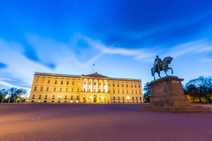 Royal Palace in Oslo, Norway
